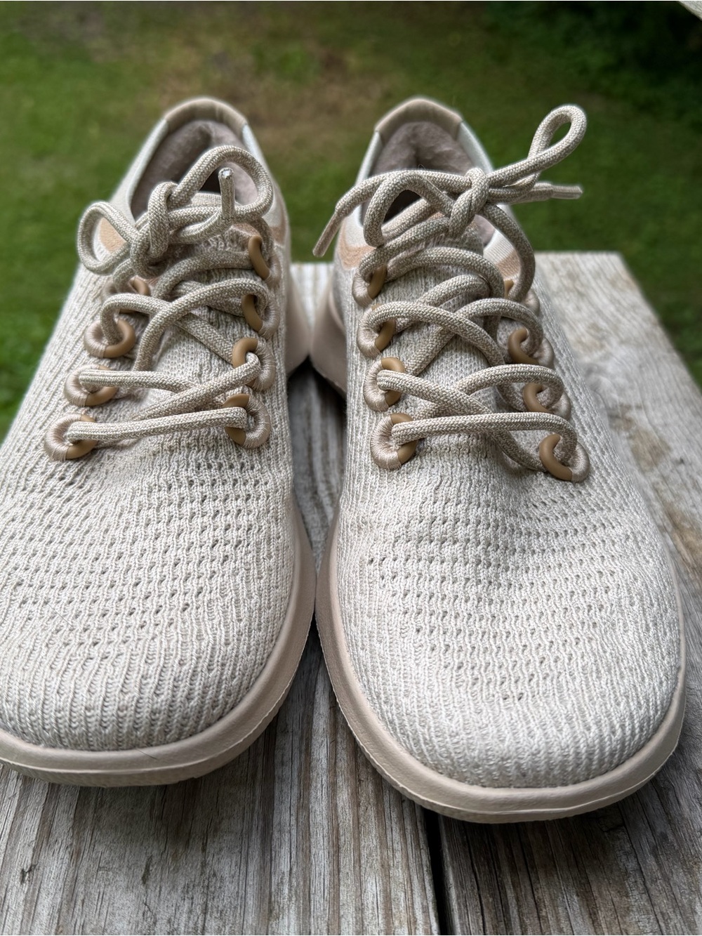 Allbirds Women's Tree Dasher 2 Light Beige Knit Sneaker